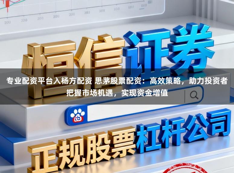 专业配资平台入杨方配资 思茅股票配资：高效策略，助力投资者把握市场机遇，实现资金增值
