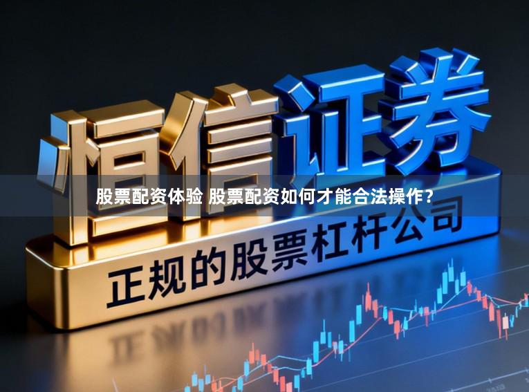 股票配资体验 股票配资如何才能合法操作？