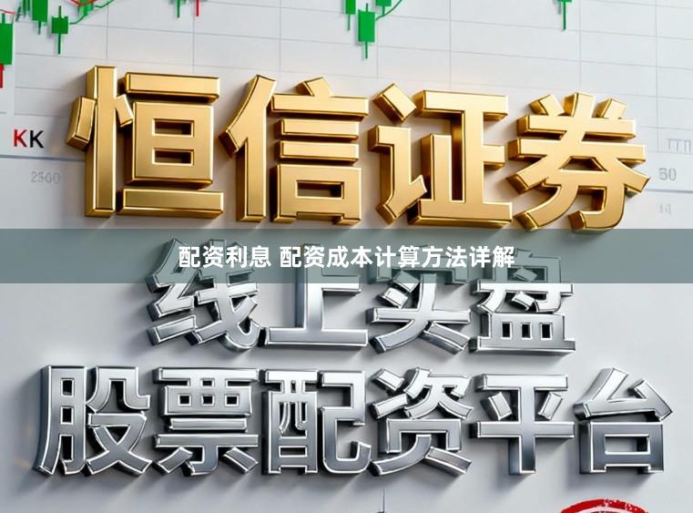 配资利息 配资成本计算方法详解